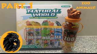 Zoo Animals Toys Collection 🐘 Part 1 Elephant Tiger Deer Bear Natural World Jungle Animal Toy Set [upl. by Nina662]