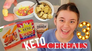 BEST KETO CEREAL 3 Keto Breakfast Cereals Tasted amp Reviewed [upl. by Aloel]