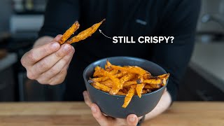 Why its almost impossible to make Crispy Sweet Potato Fries in the oven [upl. by Pierre510]