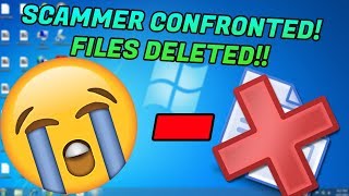 Scammer confronted after I DELETE his files [upl. by Raymonds159]