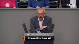 BSW Alexander Ulrich Bundestag 260624 Finanzierung der Sozialversicherung [upl. by Robbin634]