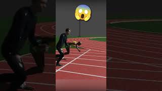 3d making of Average man VS Fastest Woman Video😍 athletics trackandfield 100mmakingof [upl. by Ahsened]