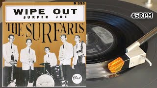 The Surfaris  Wipe Out 1963 London Records  HLD 9751 Vinyl 7quot 45 RPM Single [upl. by Ddene]