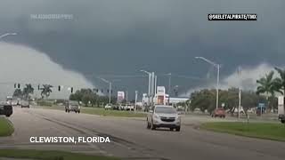 Hurricane Milton spawned high number of destructive deadly tornadoes [upl. by Lekcar83]