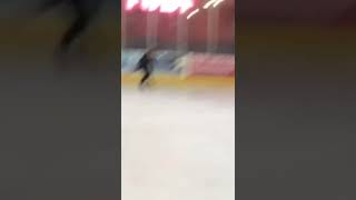 Crazy ice skating skills amazing control amazing shorts iceskating figureskating [upl. by Aihsital299]