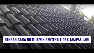 CARA MENGATASI GENTENG YANG TAMPAS DAN BOCOR MENGGUNAKAN NO DROP BITUMEN BLACK [upl. by Akiemaj]