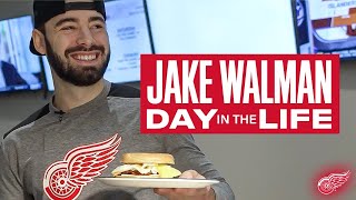 Spend a day with Red Wings Defenseman Jake Walman [upl. by Enomad464]