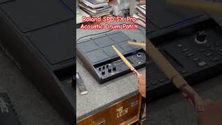 Roland SPD SX Pro sampler  Acoustic Drum Patch  Best deals in Roland [upl. by Etteve]