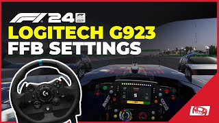 F1 24 Best Logitech G923 Wheel Settings Xbox PS5 PC  Much Better FFB  Logitech Not Working Fix [upl. by Tocci]