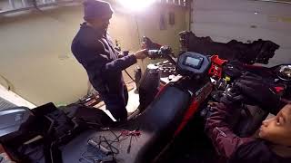 How To Install Heated Grips amp Thumb Warmer On 2018 Polaris Sportsman 850 [upl. by Norit785]