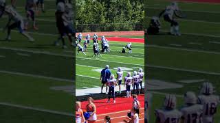 7 yard rush QB Nolan Hoker North Point Grizzlies [upl. by Esinnej]