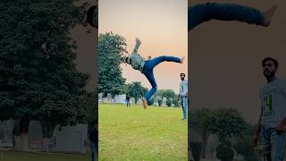 😱🫀omg Gymnastic flipper youtubevideo ticktack flip stunt tictackickback punjabisong [upl. by Dodge]