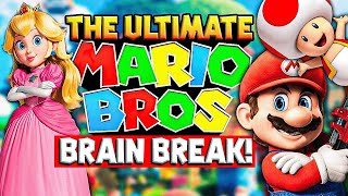 The Ultimate Mario Bros Brain Break  Mario Would You Rather  GoNoodle  Freeze Dance [upl. by March]