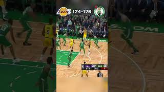 Rajon Rondo hits a game winner against his old team nba basketball バスケ lakers celtics lebron [upl. by Atnima821]