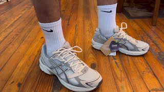 Asics Gel 1130 Oyster Grey Clay Grey unboxing amp on feet review 🔥 [upl. by Niatsirhc986]