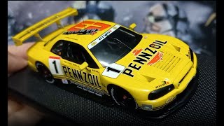 Ebbro 143 Pennzoil Nismo GTR JGTC Champion 1999 [upl. by Elehcar237]