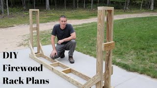 How To Build A Firewood Rack  The Best Way [upl. by Pallaten598]