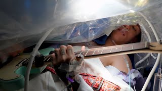 Awake Patient Plays Guitar During Brain Tumor Surgery With Dr Ricardo Komotar [upl. by Hanzelin]