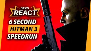 Hitman 3 Developers React to 6 SECOND Speedrun And More [upl. by Kehoe276]