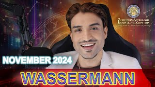 WASSERMANN MONATSHOROSKOP NOVEMBER 2024 ZEHNSTERN ASTROLOGIE [upl. by Sidoon238]