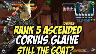 6 Star Rank 5 Ascended Corvus Glaive  Still The Goat Of MCOC  Marvel Contest Of Champions [upl. by Juetta]