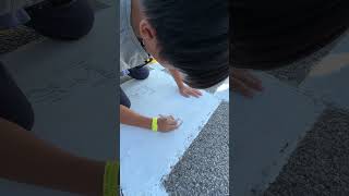 Signing name on the start finish line at Road Atlanta petitlemans [upl. by Dnomsad]