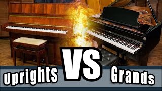 Upright pianos versus Grand pianos  Uprights Vs Grands [upl. by Jaime]