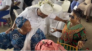 ENIOLA BADMUS WENT ON HER KNEES TO GREET MADAM SAJE AT MURPHY AFOLABI 8 DAYS FIRDAUS PRAYER [upl. by Klina603]