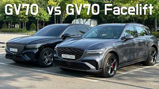 2025 Genesis GV70 Facelift vs PreFacelift Major Changes amp Upgrades Compared sidebyside [upl. by Durkee]