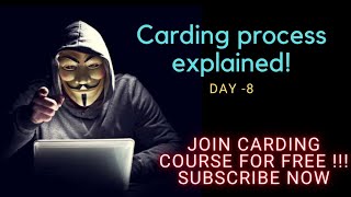 Carding process explained Day8  Tips and Tricks [upl. by Nerua]