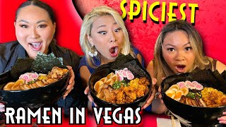 THE SPICIEST RAMEN IN LAS VEGAS SHINIGAMI CHALLENGE at Shock Ramen RainaisCrazy [upl. by Yantruoc11]