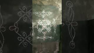 Simple freehandrangolii with sidedesigns kiranmayirangoli1439 [upl. by Namar]