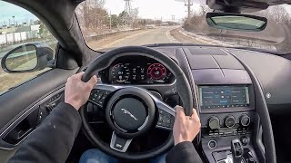 2023 Jaguar FType R Coupe  POV Test Drive Binaural Audio [upl. by Duster]