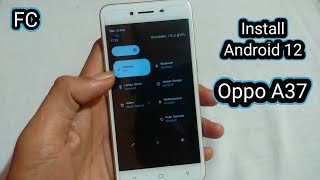 Install android 12 oppo a37f [upl. by Llenehs]