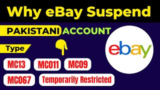 eBay Permanently Suspended My Account eBay Account Temporarily Restricted MC13 MC011 MC09 MC067 [upl. by Rohpotsirhc235]