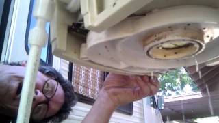 RV 1985 V29 Pace Arrow Toilet Repair 8 of 9 [upl. by Mirilla907]