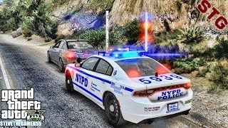 GTA 5 MODS LSPDFR 044 42  NYPD HIGHWAY PATROL GTA 5 REAL LIFE PC MOD [upl. by Studner960]