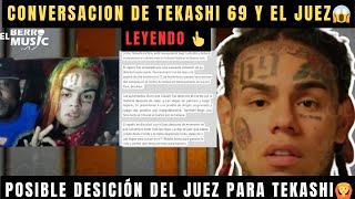 TEKASHI 69 RESPONDE AL JUEZ Y EL JUEZ LE DICE LO SIGUIENTE A TEKASHI tekashi tekashi69 6ix9ine [upl. by Aekan]