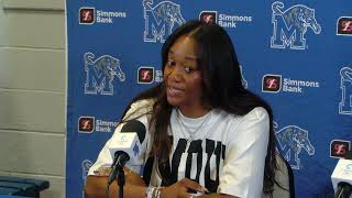 Alex Simmons press conference at Memphis Blue amp Gray Showcase [upl. by Nelluc]