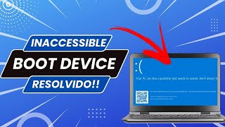 INACCESSIBLE BOOT DEVICE  RESOLVIDO EM APENAS 1 MINUTO [upl. by Solitta]