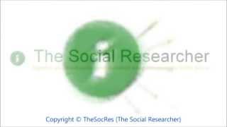 What is Social Research A short video produced by TheSocRes [upl. by Eehtomit77]