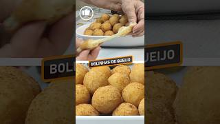 Bolinhas de Queijo Para Festas Receita Fácil e Deliciosa receitas salgados façaevenda [upl. by Gennaro66]