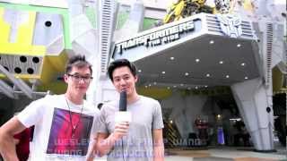 Wong Fu Productions at Universal Studios Singapore [upl. by Blackmun]