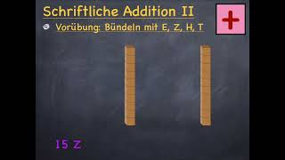 M3  Schriftliche Addition II  Vorübung [upl. by Lebna]