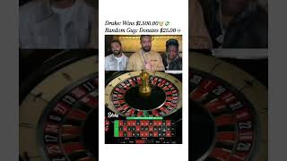 Drake Read His Name At Least HAHAstake drake roulette shorts short viral casino slots [upl. by Fabri]