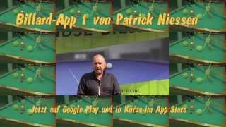 Patrick Niessen Trailer BillardApp 1 [upl. by Sivaj]