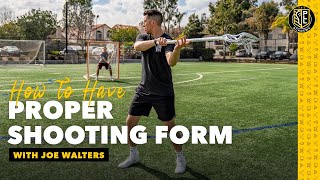 HOW TO MASTER YOUR SHOOTING FORM with Joe Walters [upl. by Dewain330]