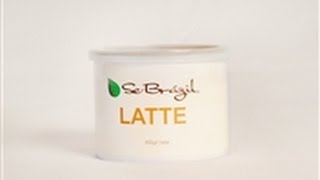 SeBrazil Latte Cream Wax Consistency amp Texure Esthetician Training [upl. by Sinnylg]