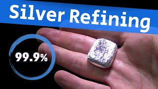 How to refine Silver  The Complete Silver Chloride Process Tutorial [upl. by Elrebmik]