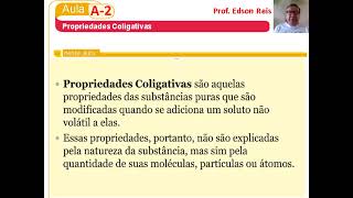 Propriedades Coligativas  Aula 2  Tonoscopia Ebulioscopia Crioscopia e Osmose [upl. by Earleen]